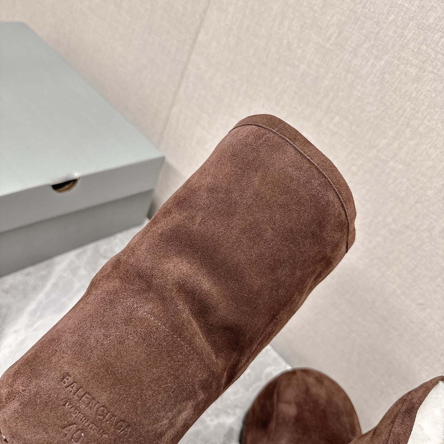 Balenciaga Alaska Fur High Boots - EUR FASHION