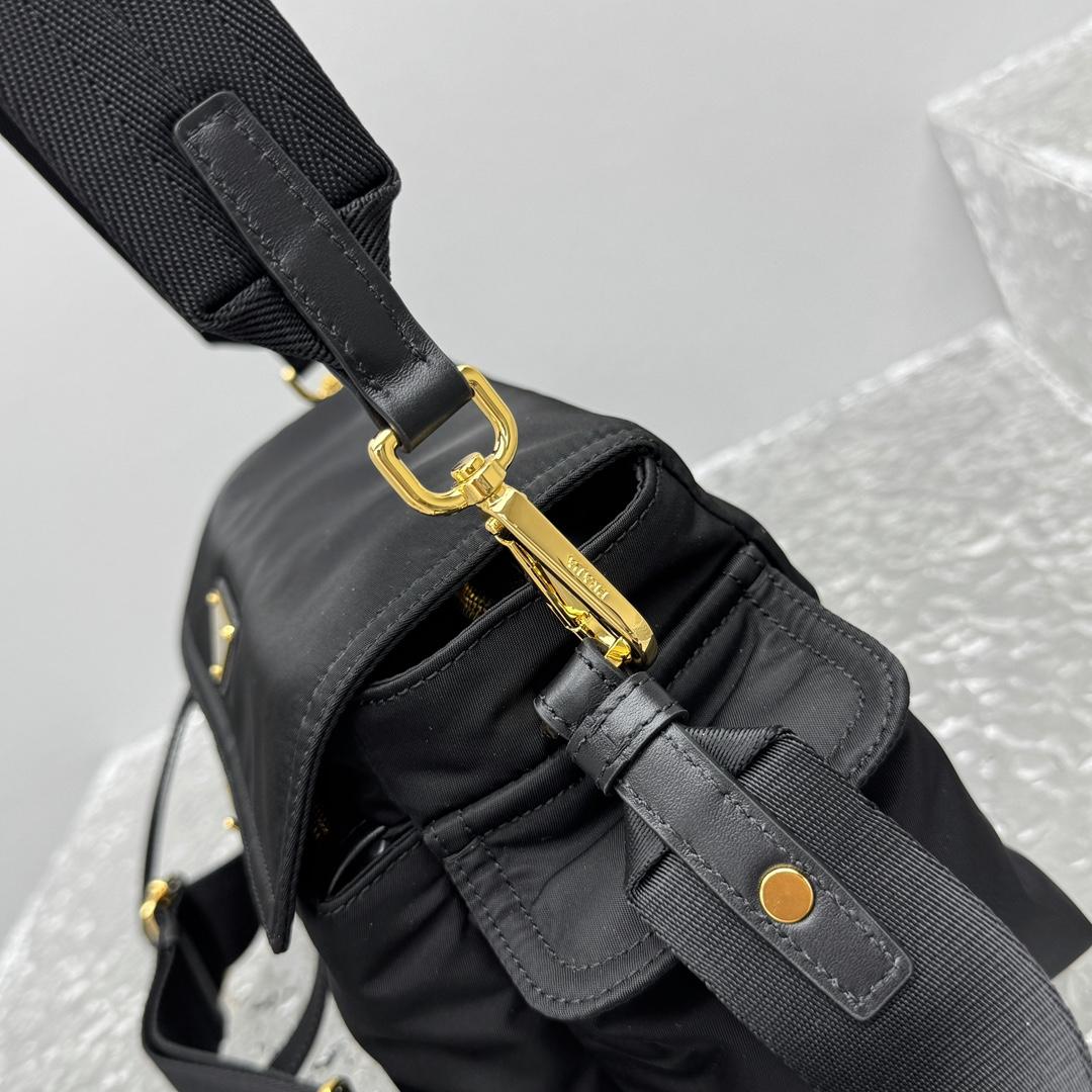 Prada Explore Medium Re-Nylon Shoulder Bag With Flap - EUR FASHION