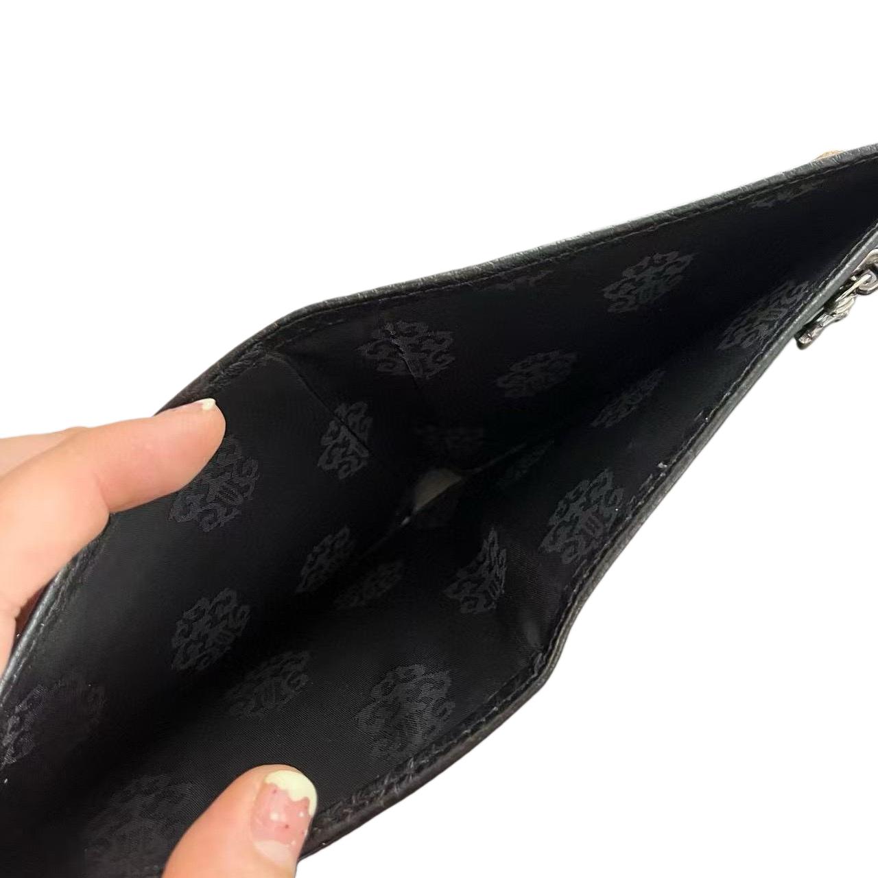 Chrome Heart Leather Cross Wallet - EUR FASHION