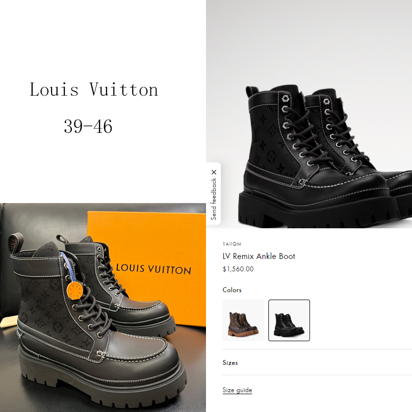 Louis Vuitton LV Remix Ankle Boot   1AIIQM - EUR FASHION
