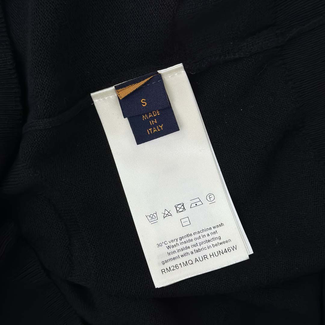 Louis Vuitton Monogram Long-Sleeved Cotton Crewneck   1AIWEB - EUR FASHION