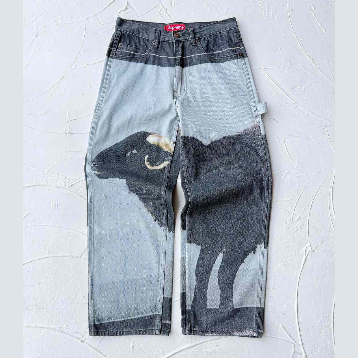 Supreme x Damien Hirst Painter Jean 'Black' - EUR FASHION