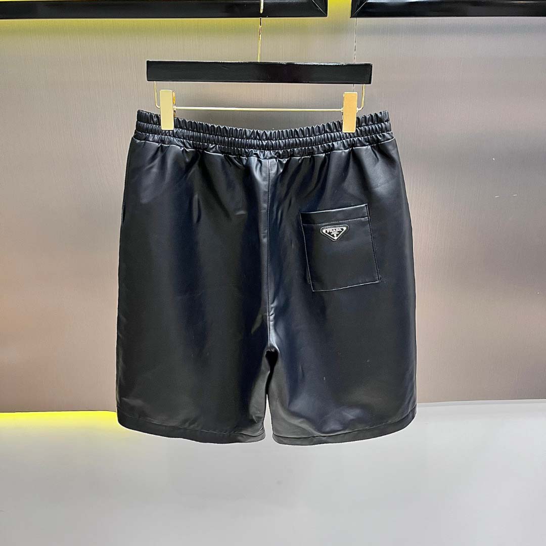 Prada Nappa Leather Bermudas - EUR FASHION