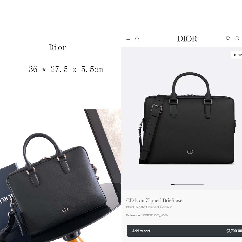 Dior CD Icon A5 Triangle Pouch  - EUR FASHION