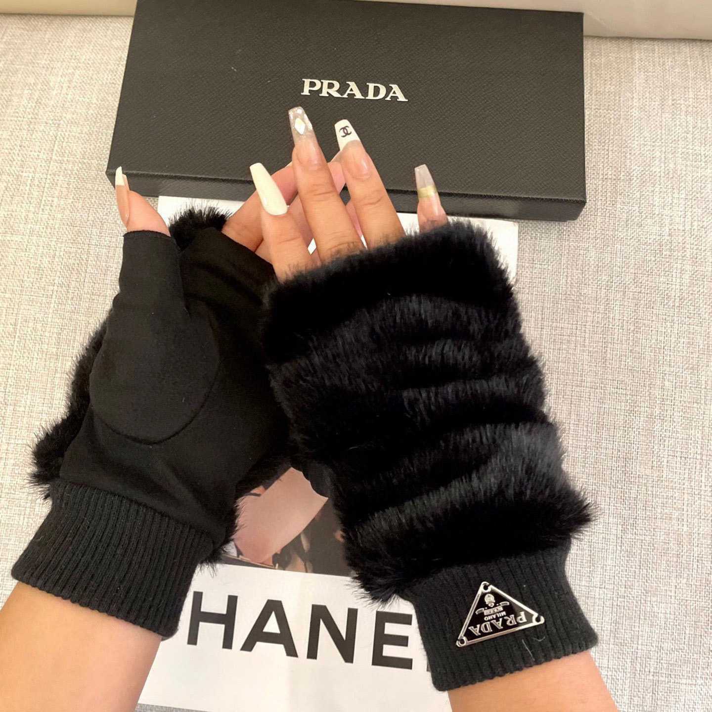 Prada Women's Gloves  - EUR FASHION