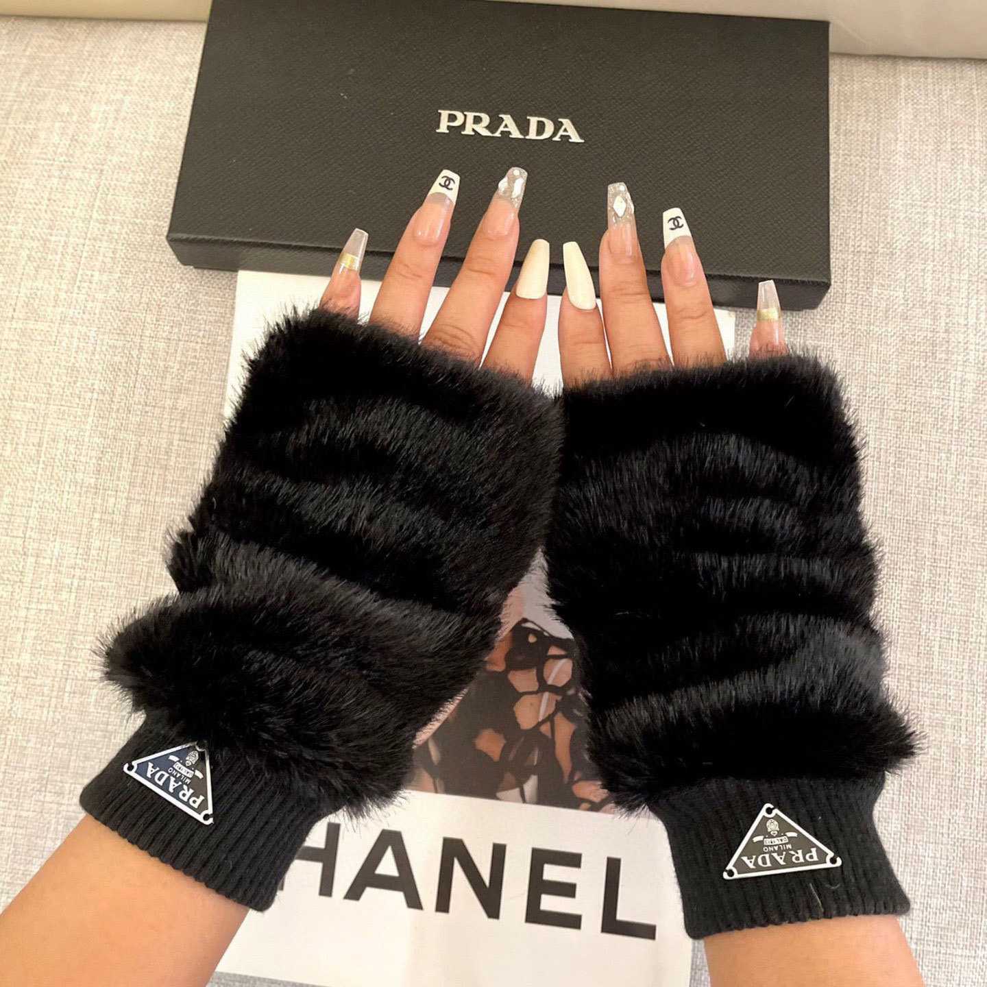 Prada Women's Gloves  - EUR FASHION