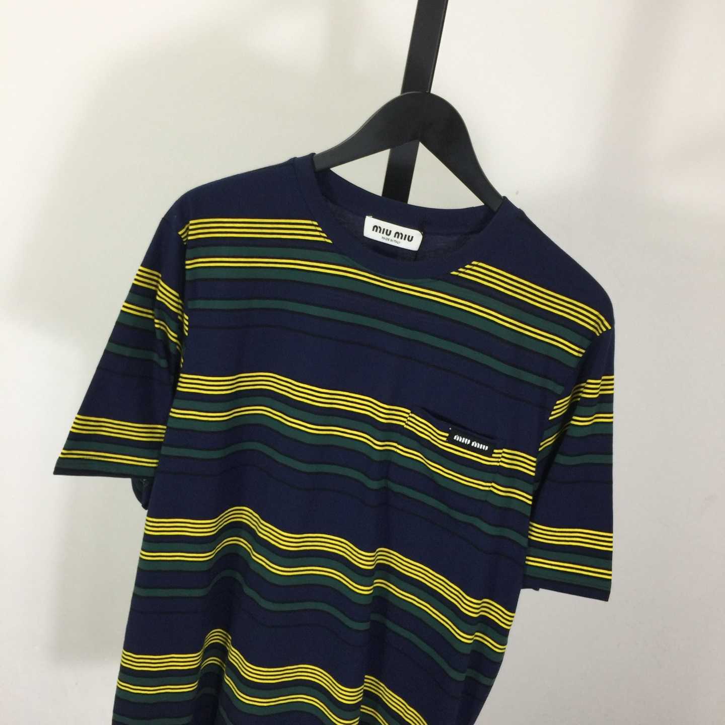 Miu Miu Striped Pocket Top - EUR FASHION