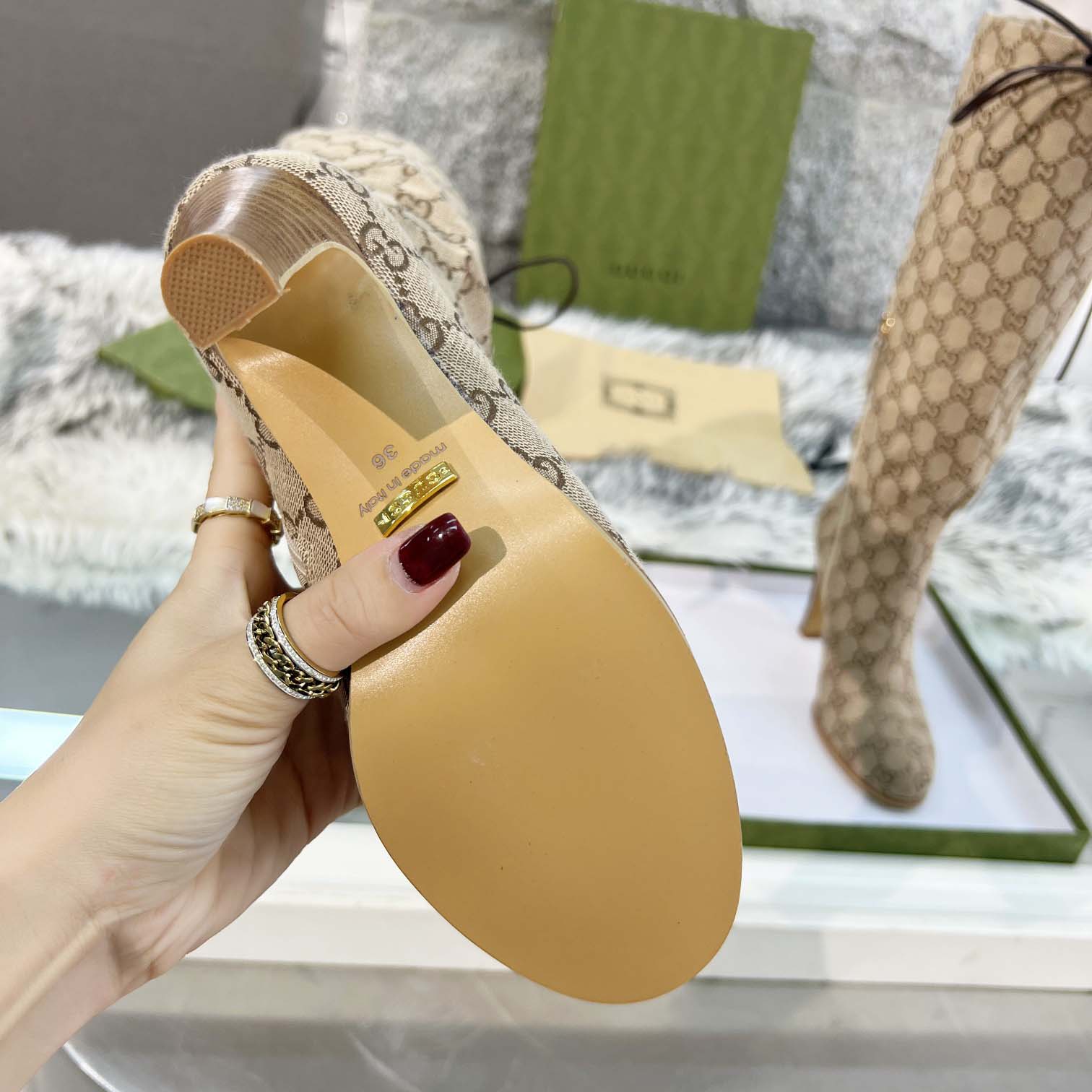 Gucci Knee High Boots - EUR FASHION