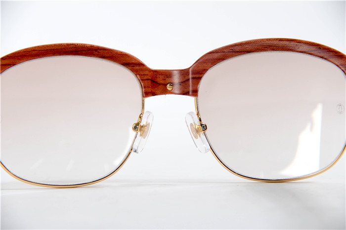 Cartier 1116679 Sonnenbrille mit goldbraunem Farbverlauf - EUR FASHION