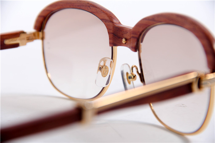 Cartier 1116679 Sonnenbrille mit goldbraunem Farbverlauf - EUR FASHION