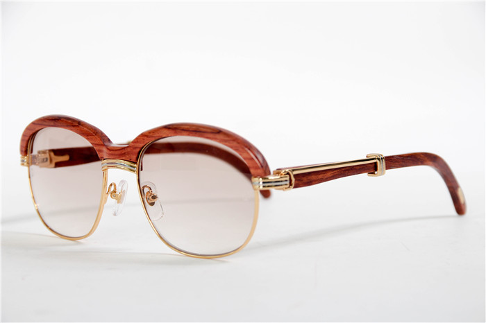 Cartier 1116679 Sonnenbrille mit goldbraunem Farbverlauf - EUR FASHION