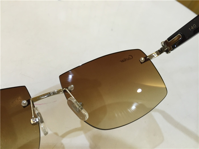 Cartier 4189705 White Mix Black Buffalo Sonnenbrille in Silber - EUR FASHION