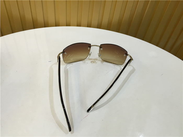 Cartier 4189705 White Mix Black Buffalo Sonnenbrille in Silber - EUR FASHION