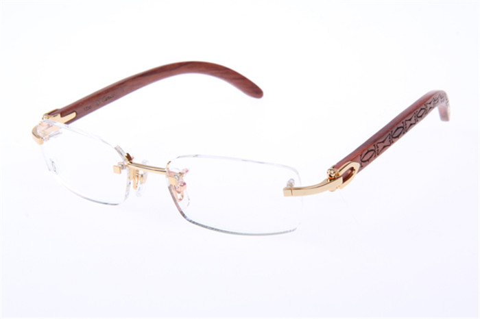 Cartier 3524013 Holzbrille in Gold - EUR FASHION