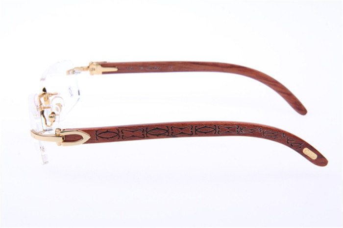 Cartier 3524013 Holzbrille in Gold - EUR FASHION
