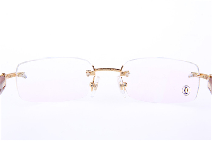 Cartier 3524013 Holzbrille in Gold - EUR FASHION