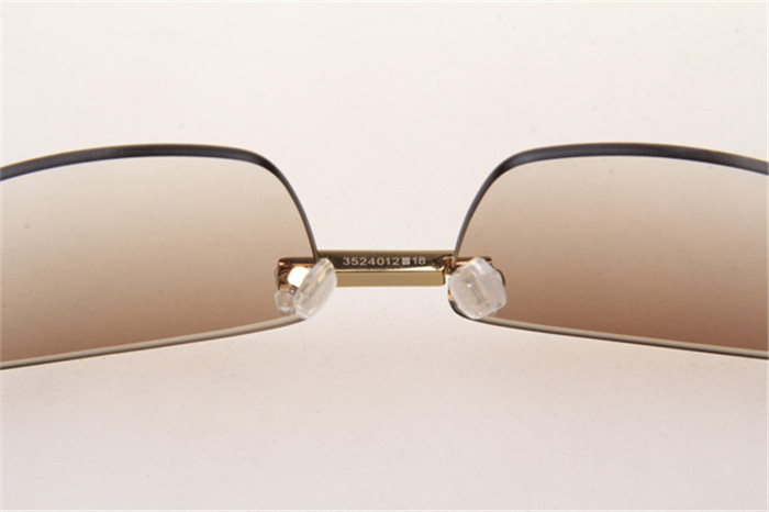 Cartier 3524012 Diamond Wood Sonnenbrille in Gold mit braunen Verlaufsgläsern - EUR FASHION