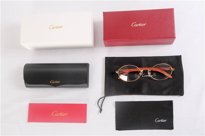 Cartier 51551348 Holzbrille in Gold - EUR FASHION