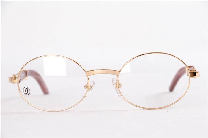 Cartier 51551348 Holzbrille in Gold - EUR FASHION