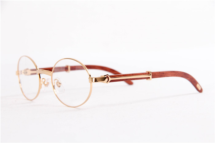 Cartier 51551348 Holzbrille in Gold - EUR FASHION