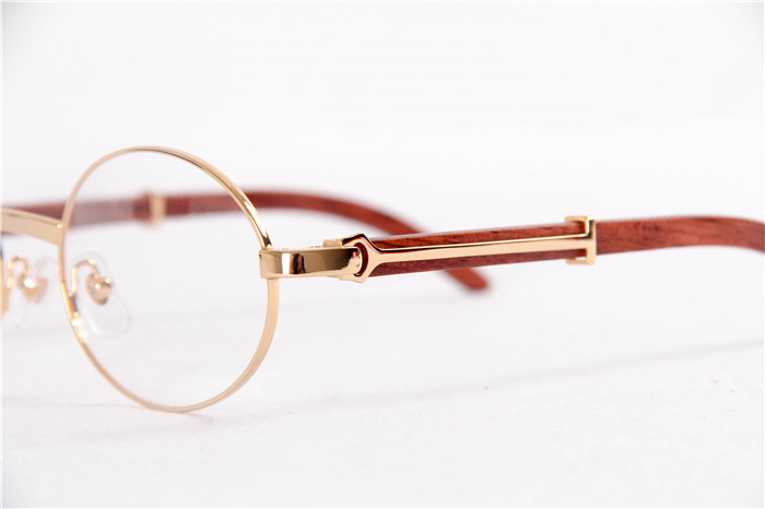 Cartier 51551348 Holzbrille in Gold - EUR FASHION