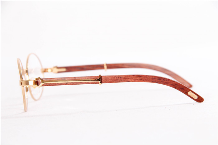 Cartier 51551348 Holzbrille in Gold - EUR FASHION