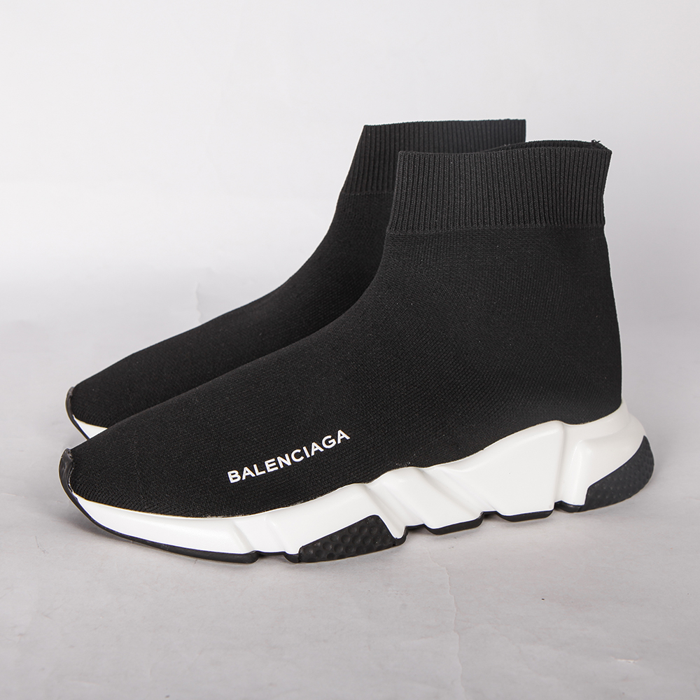 Balenciaga Speed ​​Trainer Bicolor schwarze Sohle - EUR FASHION