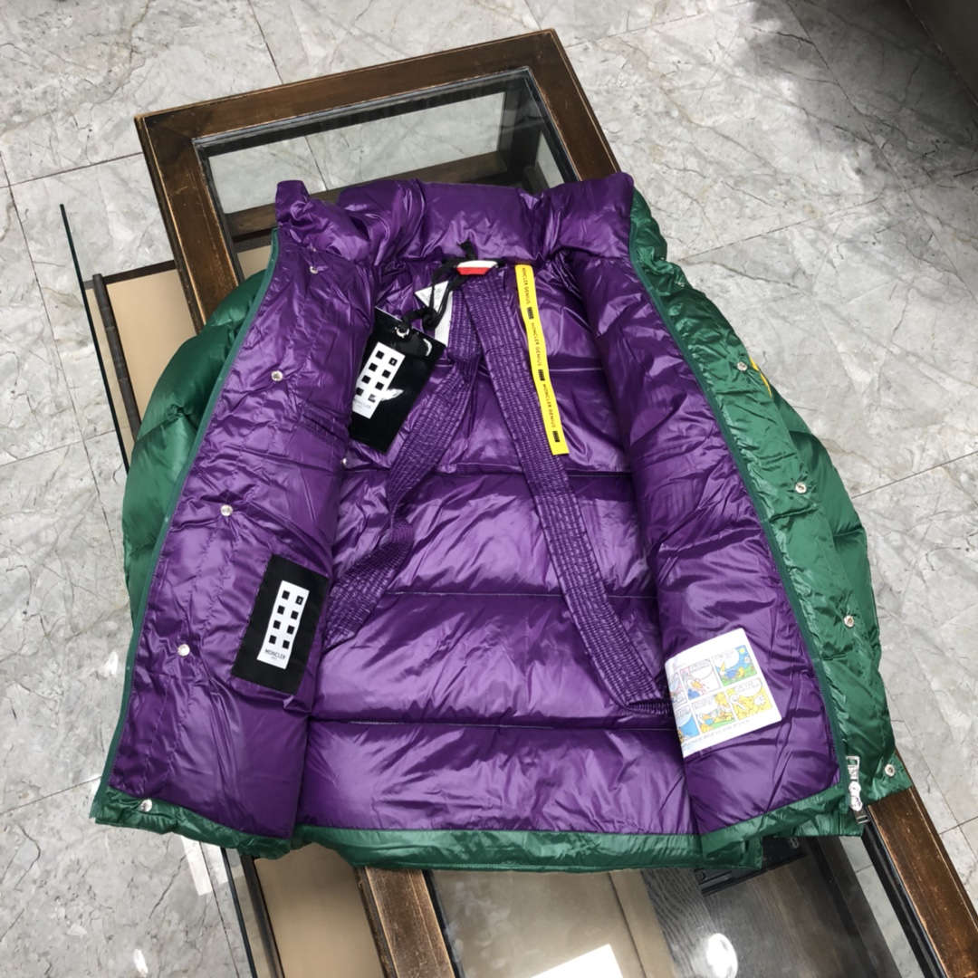 Moncler Daunenjacke Blau/Grün - EUR FASHION