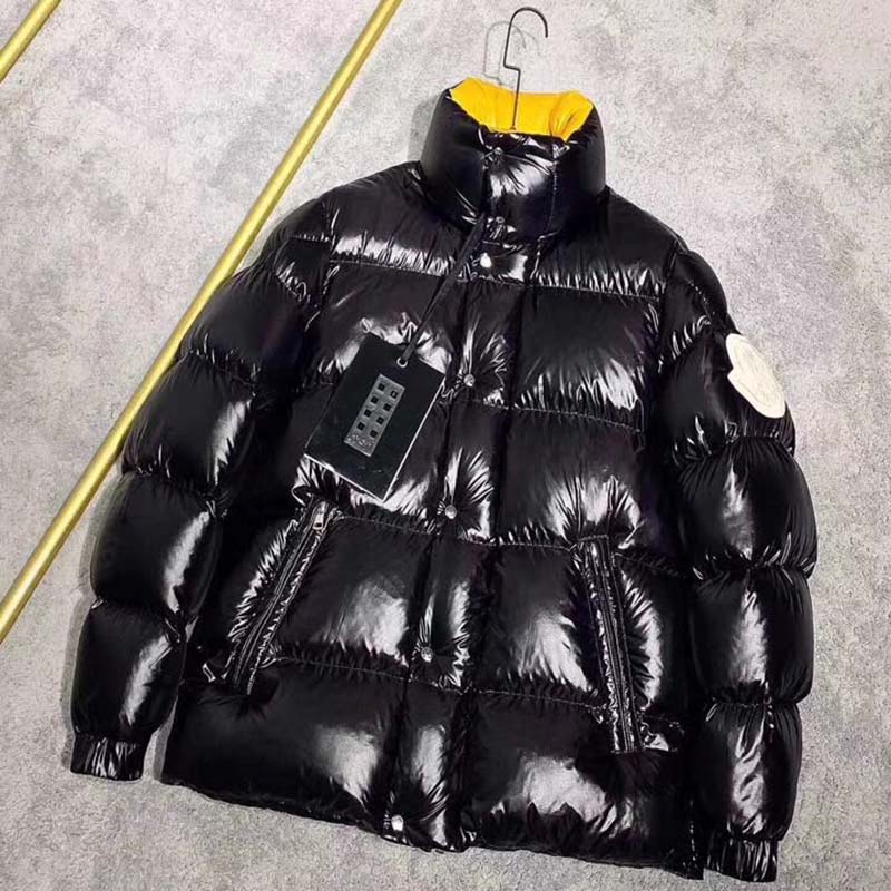 Moncler Daunenjacke Schwarz/Gelb - EUR FASHION