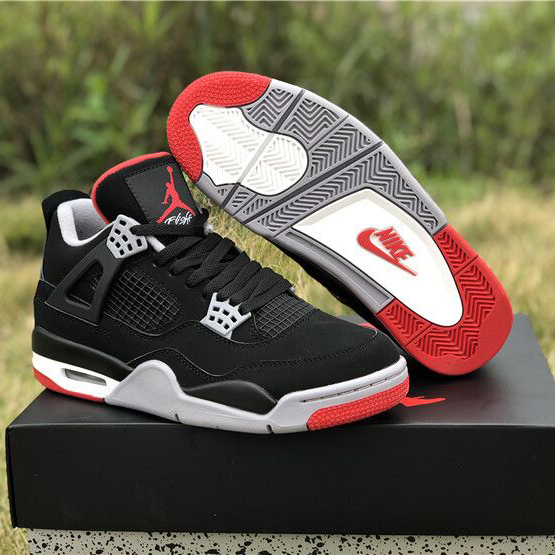 Jordan AJ 4 „Bred“-Sneaker - EUR FASHION