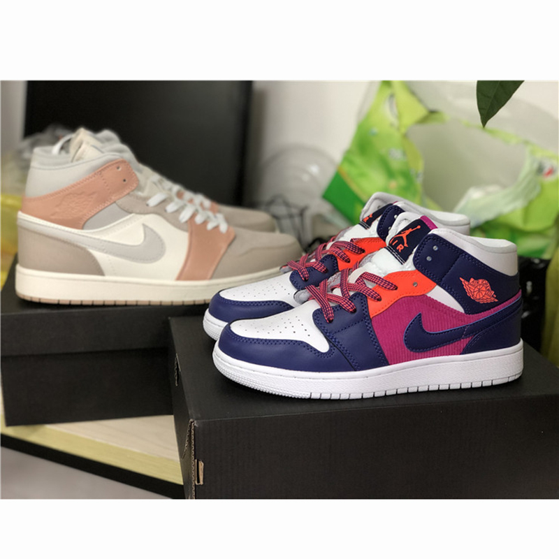 Jordan Air Jordan 1 Mid GS Feuerrosa - EUR FASHION