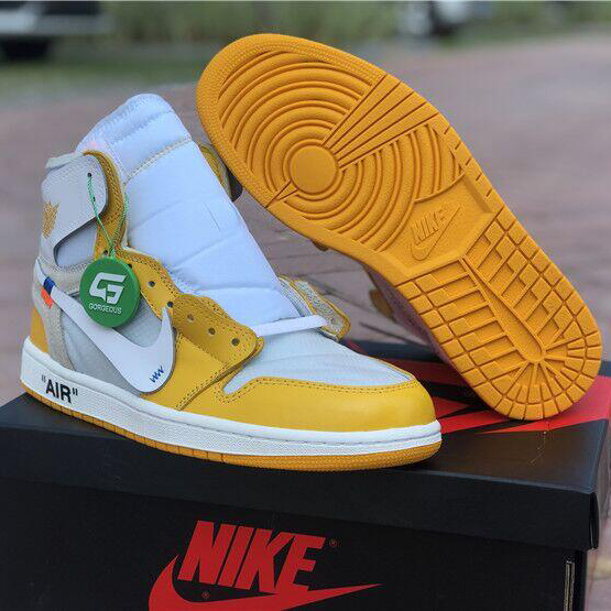 Off-White™ X Air Jordan 1 „Canary Yellow“ - EUR FASHION