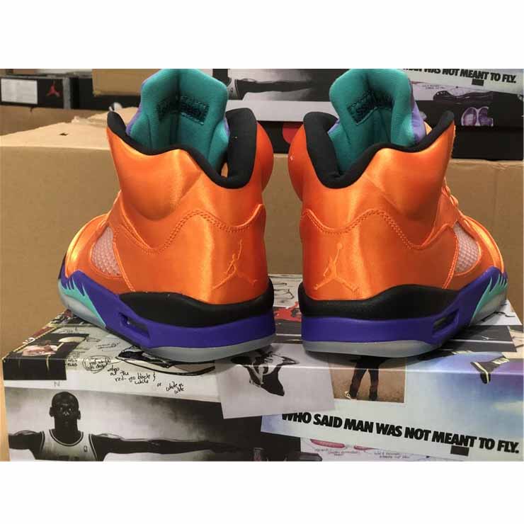 Air Jordan 5 Retro Orange Lila Grün - EUR FASHION