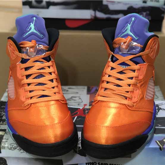 Air Jordan 5 Retro Orange Lila Grün - EUR FASHION