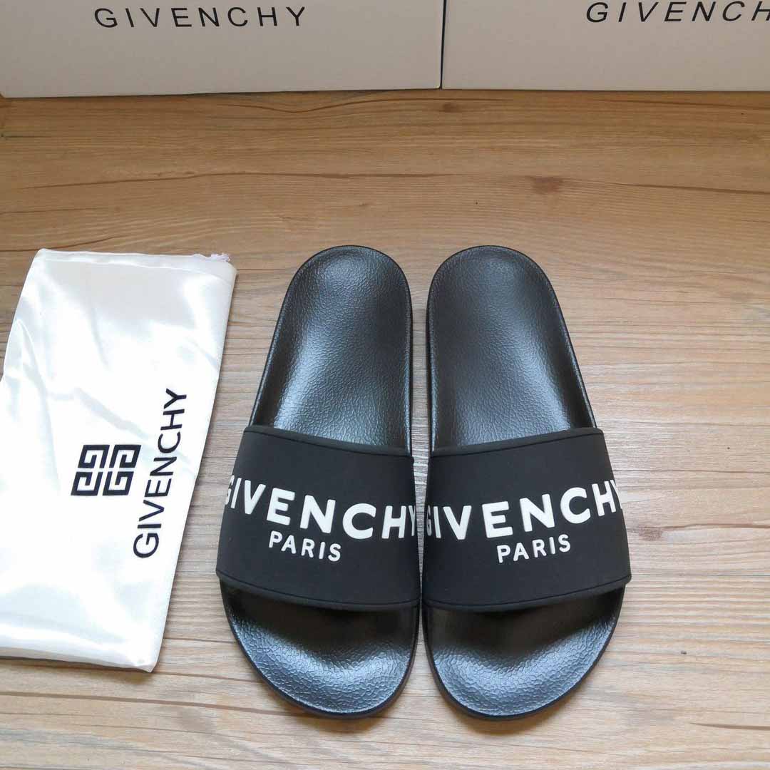 Gummi-Sandalen mit Logo-Print von Givenchy - EUR FASHION