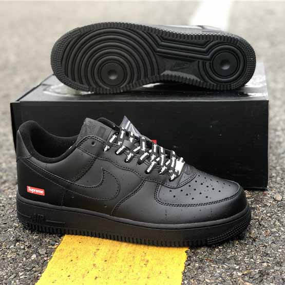 Nike X Supreme Air Force 1 Schwarz - EUR FASHION