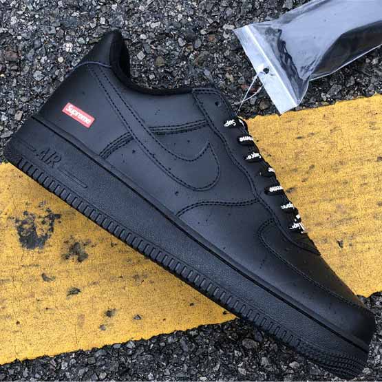 Nike X Supreme Air Force 1 Schwarz - EUR FASHION