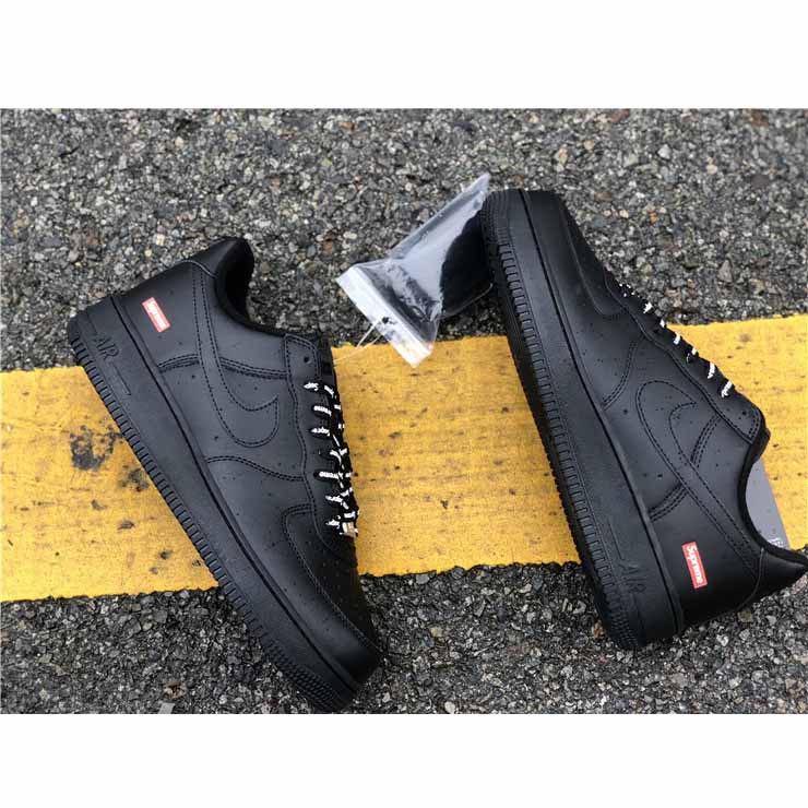 Nike X Supreme Air Force 1 Schwarz - EUR FASHION