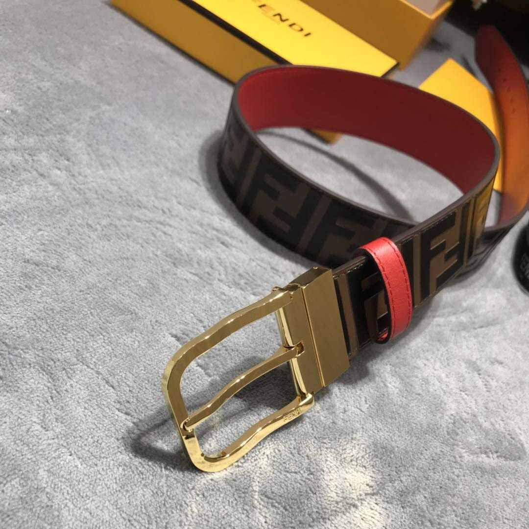 Fendi FF-Motiv-Ledergürtel - EUR FASHION