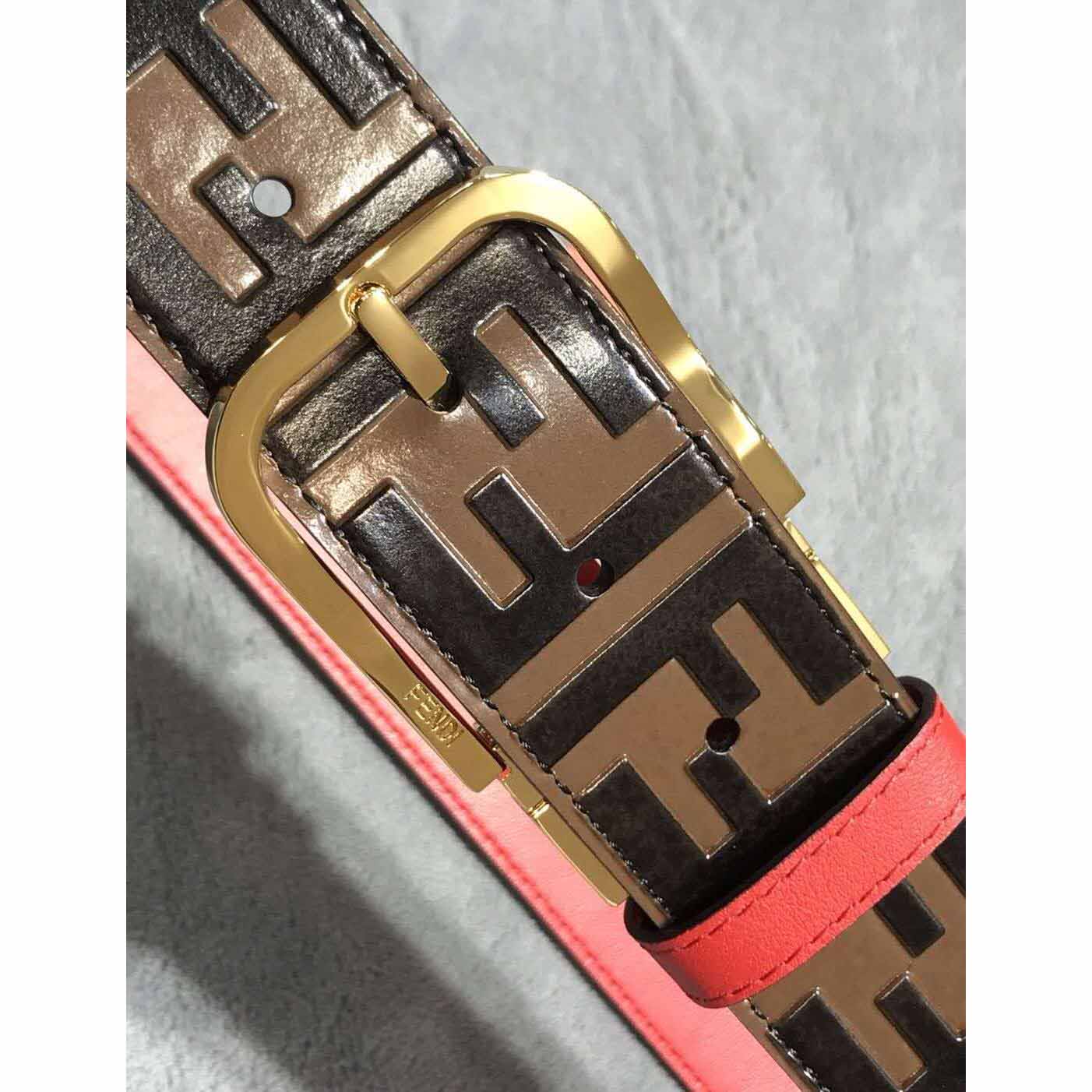 Fendi FF-Motiv-Ledergürtel - EUR FASHION