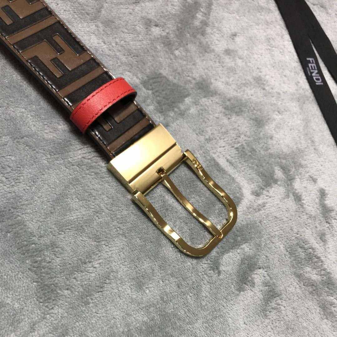 Fendi FF-Motiv-Ledergürtel - EUR FASHION