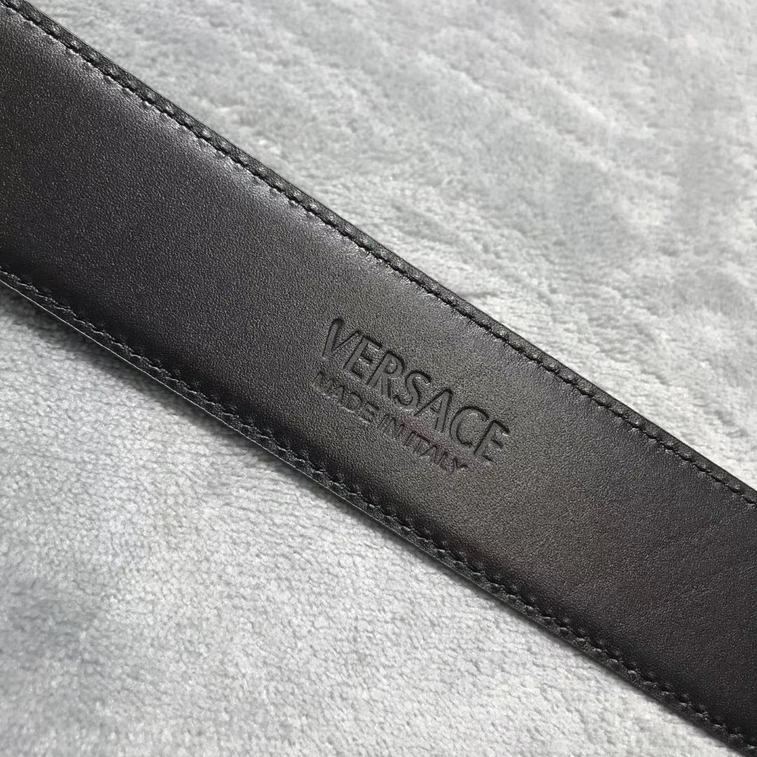 Versace Medusa-Kopf-Ledergürtel - EUR FASHION