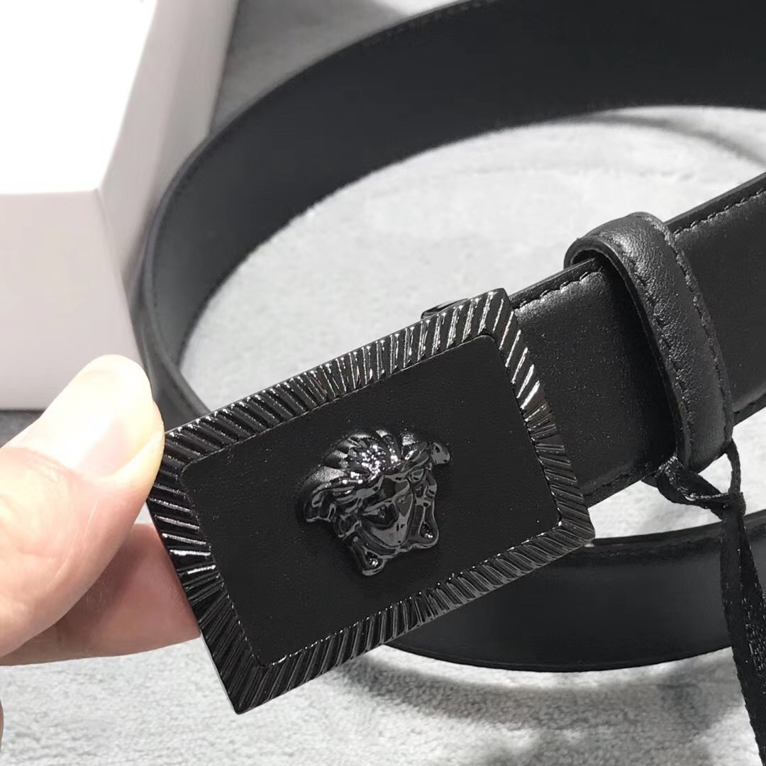 Versace Medusa-Kopf-Ledergürtel - EUR FASHION