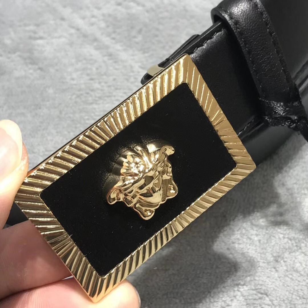 Versace Medusa-Kopf-Ledergürtel - EUR FASHION