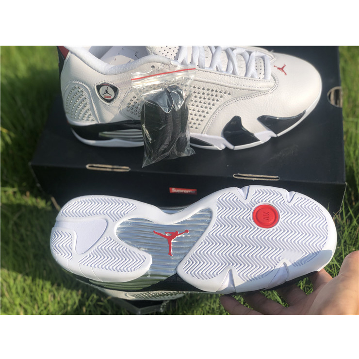 Jordan AJ14 Weiß Rot BV7630-106 - EUR FASHION