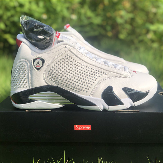 Jordan AJ14 Weiß Rot BV7630-106 - EUR FASHION