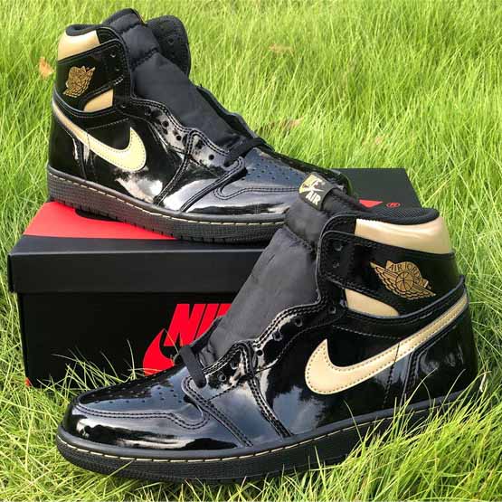 Jordan AJ1 High OG „Schwarz Gold“ - EUR FASHION