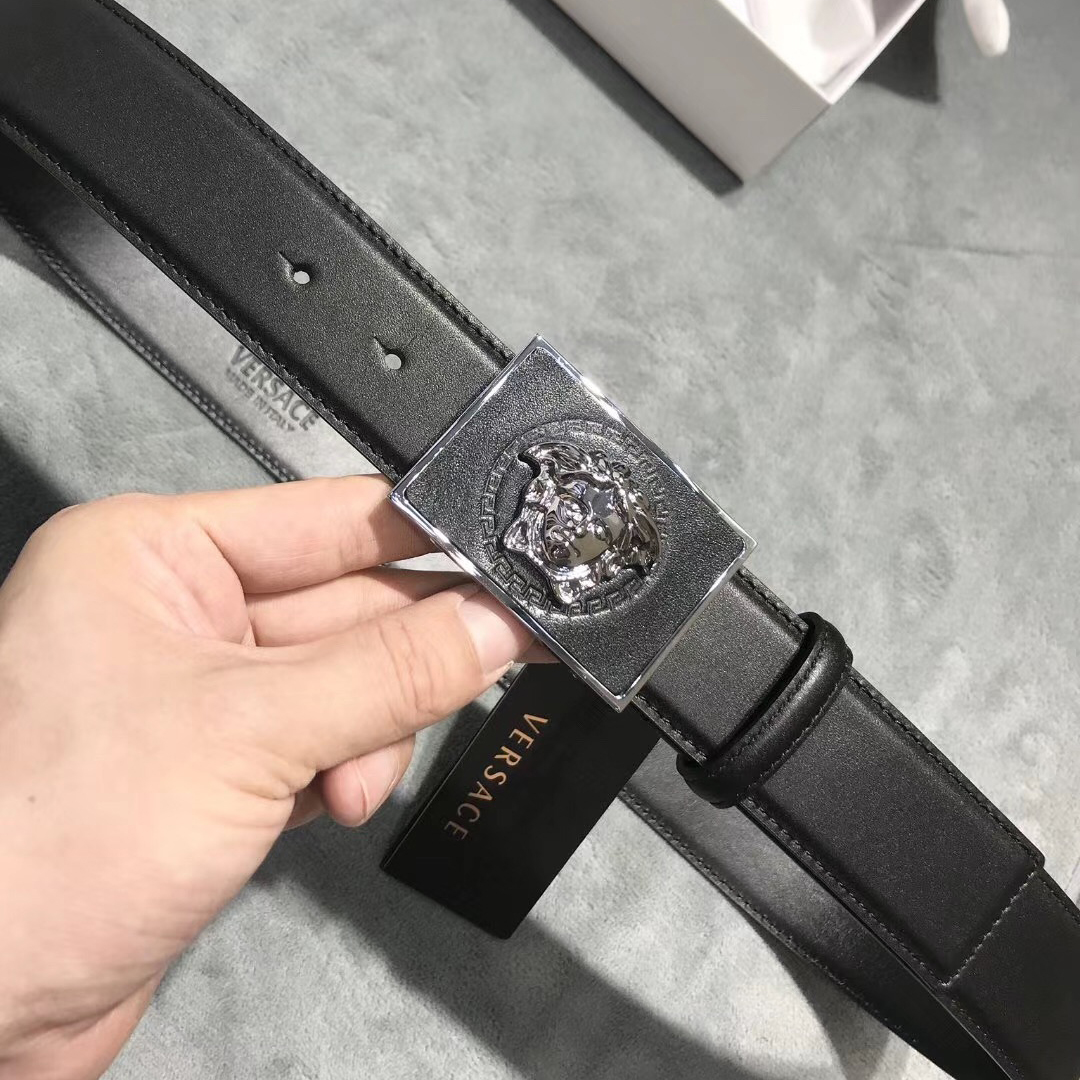 Versace Medusa-Kopf-Ledergürtel - EUR FASHION