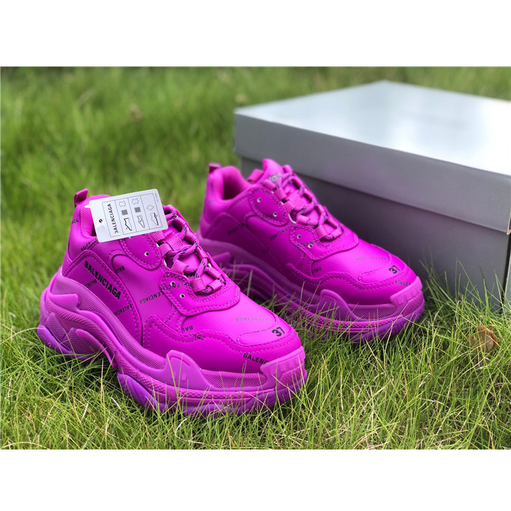 Balenciaga Allover Logo Triple S Sneaker - EUR FASHION