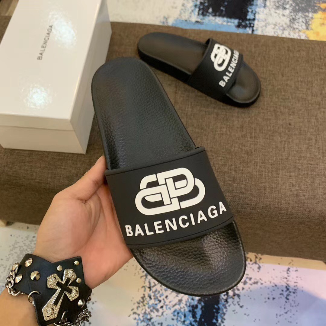 Balenciaga Bb Slide Sandale - EUR FASHION